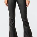 Edikted Leather Flare Pants Photo 0