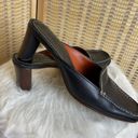 Cole Haan |  Country Women Black Leather Mule Heel Shoes Photo 4