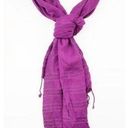 Lightweight summer scarf with tassels Photo 0