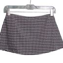 ANDIE  Swim The Skirt Skirted Bikini Bottoms Black and White Gingham Plaid XS Photo 0