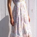 Jessica Simpson White Floral Midaxi Dress Photo 1