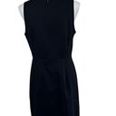 Loft  LBD Sheath Dress Laser Cutouts Black Size 8 Photo 1