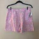 BP  Pink Soft Splash Athletic Shorts Size M Photo 2