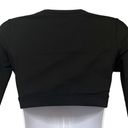 n:philanthropy n philanthropy Womens Small Crop Top Black Cut Out Long Sleeve Streetwear NWT Photo 4