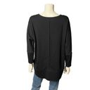 Spanx  Black Perfect Length Crewneck Sweatshirt Size M Photo 4