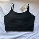 Halara Basic Padded Workout Cropped Tank Top, Black, Size L, NWT Photo 2