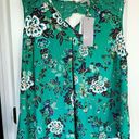 Daniel Rainn NWT  Blouse Tank Top Shirt Green Floral Open Back Size XXL Photo 3