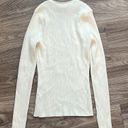 H&M Square Neck Ribbed Knit Long Sleeve Top Photo 1