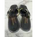 Buckle Black Donald J. Pliner Croc Embossed Strappy  Shoes Leather 10 Comfort Photo 4