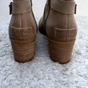 Sorel  Cate Ankle Boots Booties Leather  Buckle Strap Comfort Size 9.5 Photo 5