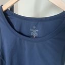 Sweaty Betty  Navy Blue All Day Racerback Crop Tank Photo 1