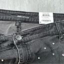 INC  Black Studded High Rise Jeans 26W Photo 1