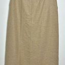 Ralph Lauren Vintage  Black Label Midi Pencil Skirt Size 6 Wool & Silk Tan Beige Photo 0