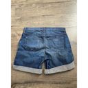 J Brand Womens ‎ cut off shorts rolled mid length size 25 Light Distressing Photo 5