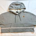 Nike Vintage Y2K  Court Heritage Custom Cropped Hoodie - Light Grey - M Photo 9