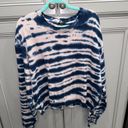 Rails  Ramona Striped indigo tie dye sweatshirt size XL Photo 1