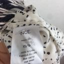 Vince  100% Silk Scarf Print Midi Dress Black White Minimalist Lightweight XS Photo 4