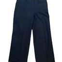 J.Crew  Patio Pant Cotton Blend Navy cropped Wide leg #C6222 Women’s size 8 Photo 0