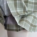 Comfy And Ready Plaid Skorts In Mint Green Size Large Photo 11