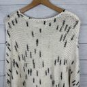 John + Jenn  Evereve Womens size Small Spotted Open Knit Pullover Sweater Photo 6