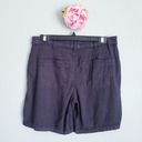 NYDJ Not Your Daughters Jeans‎ Relaxed Pleated Linen Shorts Photo 3