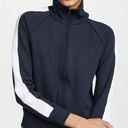 Citizens of Humanity  Women's Track Turtleneck Jacket Navy Blue White Size XS Photo 0