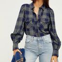 We The Free Free People Sun City Plaid Puff Sleeves Top Photo 0