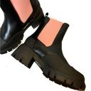 EGO Lug sole pink black Chelsea pull on boots 8.5 BIB Photo 0