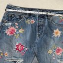 American Eagle  OUTFITTERS Blue Washed Embroidered
Denim Mini Pure Cotton Skirt 8 Photo 10