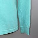 Ivory Ella  Women Small S Aqua Blue Long Sleeve T-Shirt Pink Elephant Backside Photo 5