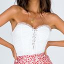 Princess Polly Elysia Bodysuit White Size 6 Photo 0