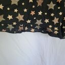 Bobbie Brooks Black Rose Gold Star Ruffle Hem Sleep Women's Shorts Size Large Photo 5