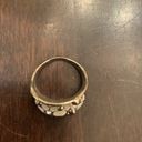 Chunky silver Daisy ring size 8 Photo 2