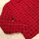 Dress Barn  Christmas tree button down top/jacket size M Holiday Party Photo 1