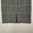 Pendleton  Virgin Wool Houndstooth Pencil Skirt Black Yellow White Size 12 Photo 3