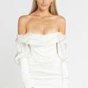 House Of CB Santana Ivory Draped Corset Dress Photo 8