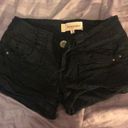 Rewind Black jean shorts size 0 Photo 0