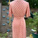 Lilly Pulitzer  Dress Belted Orange/Red Size 8 Photo 3