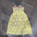 Donna Morgan  yellow lace fit and flare dress size 4 Photo 2