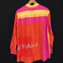 Isaac Mizrahi  for Target color block silk top Photo 3