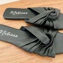 Matisse Footwear Matisse knotted leather slides sandals black size 8 Photo 0