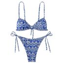 NWOT Women Boho 2 Piece Swimsuit Self Tie
Spaghetti Strap String Bikini Set #370 Size M Photo 0