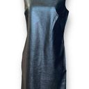 Shelby & Palmer  Dress Black Sleeveless Scoopneck 
Faux Leather Snakeskin Mini Photo 0