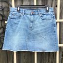 Calvin Klein Blue Jean Skirt Mid Rise 30 Photo 0