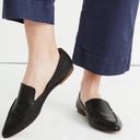 Madewell Frances Skimmer in Leather Loafers sz 5.5 Black Moccasins Flats Photo 0