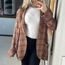 Free People : Simply Plaid Blazer Red Combo Photo 0