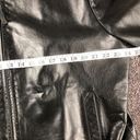 Banana Republic  Jacket Womens XL Black Genuine Leather Motorcycle Bike Bomber Photo 7