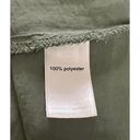 Maurice's  Women Medium Olive Green Tank Top‎ V- Neck W/tie Sleeveless EUC Photo 7