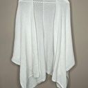 Talbots  White Drape Shawl‎ Sweater Photo 0