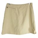 Patagonia  Size 4 Skort Skirt Tan Shots Mini Solid Zipper Pocket Womens 1585 Photo 0